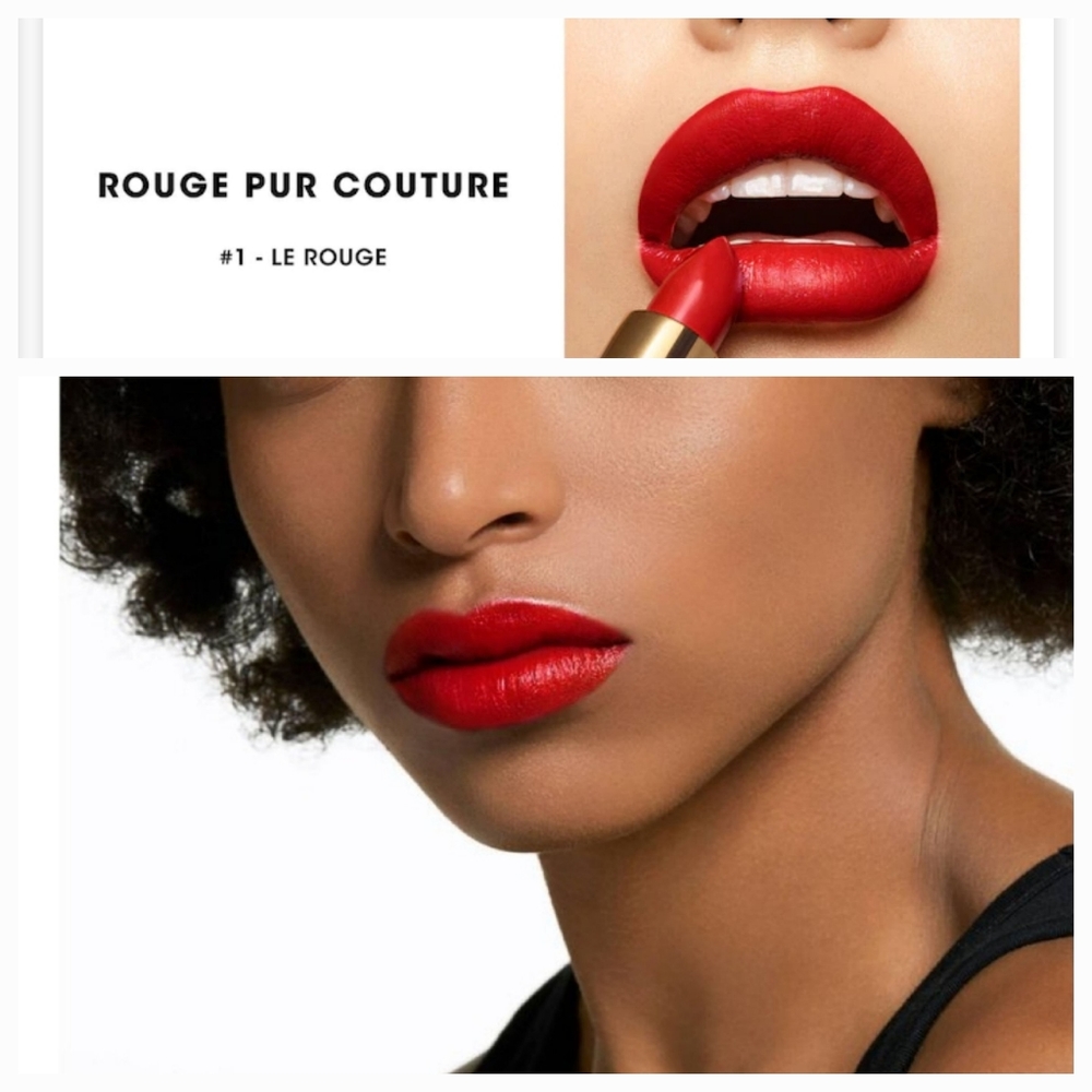 New YSL 💄 limited edition rare heart Lipstick Rouge Pur Couture in Red #01 - Picture 4 of 4